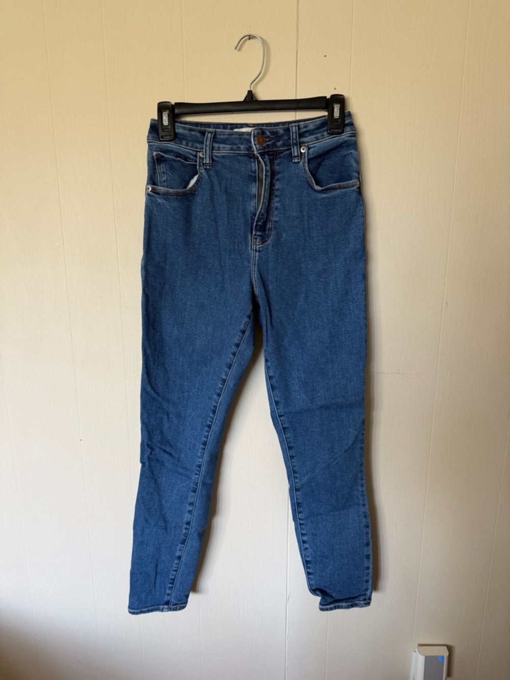 Abercrombie & Fitch Curve Love Super Skinny Ankle High Rise Jeans